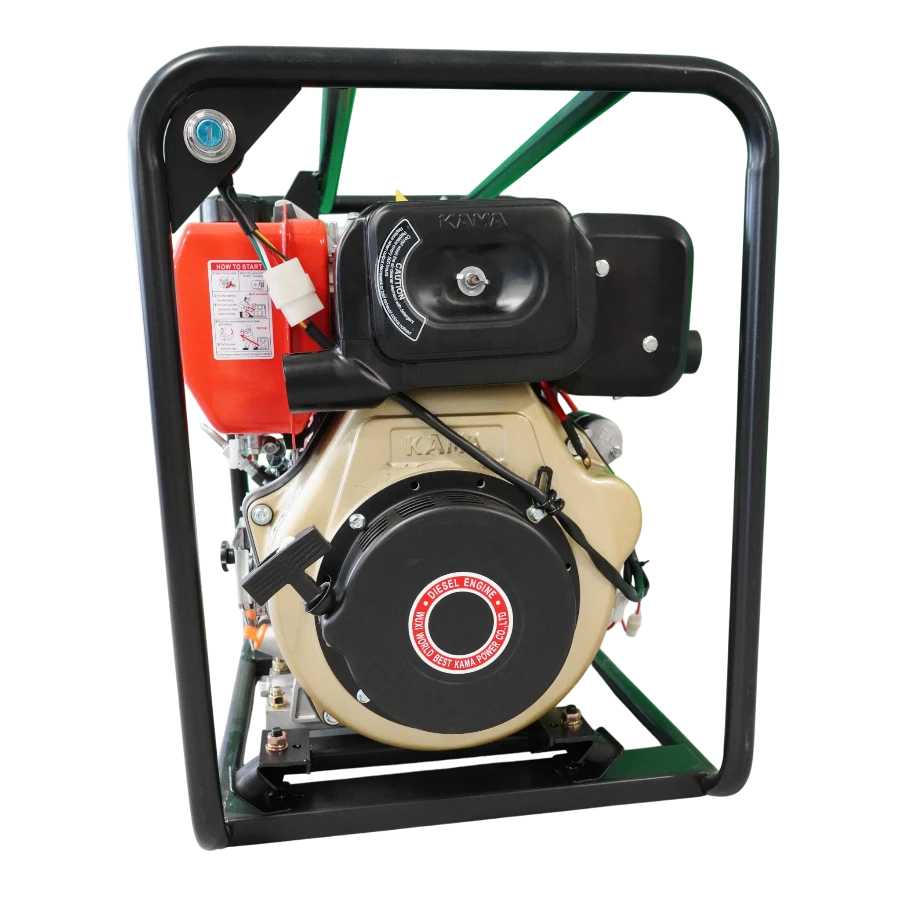 Motopompa KDP 40 THE de presiune cu motor Kama Diesel  aspiratie / refulare 4 '' pornire electrica la cheie