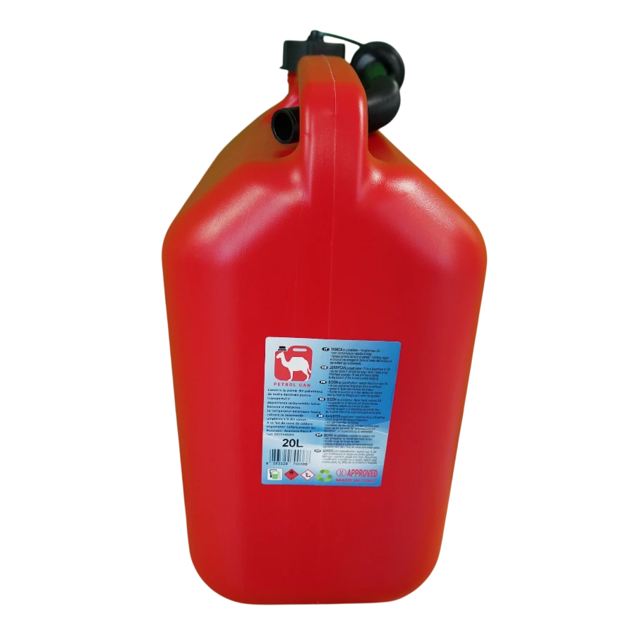 Canistra din plastic 20 L cu palnie flexibila