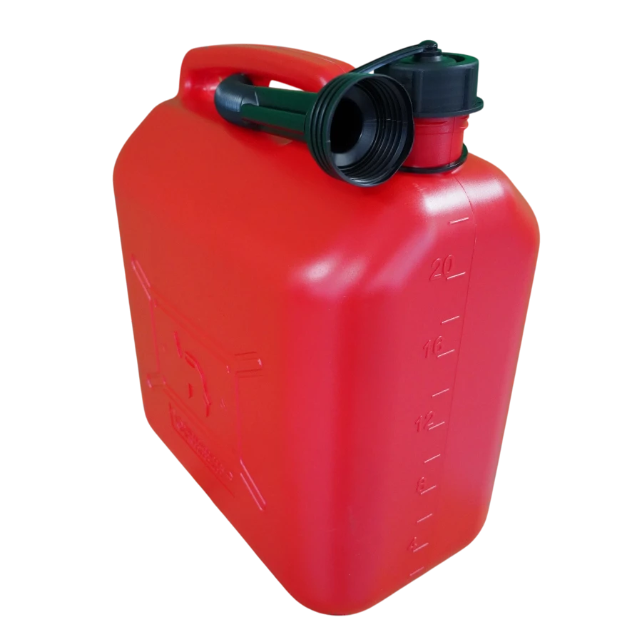 Canistra din plastic 20 L cu palnie flexibila