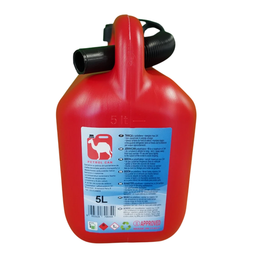 Canistra din plastic 5 L cu palnie flexibila