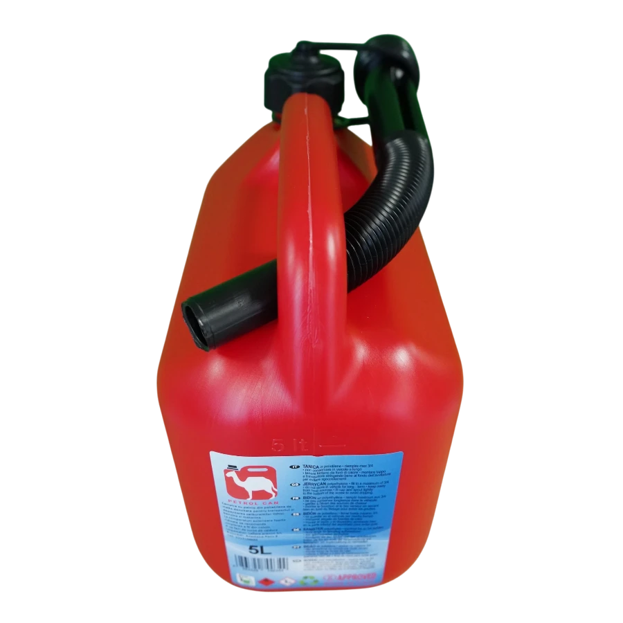 Canistra din plastic 5 L cu palnie flexibila