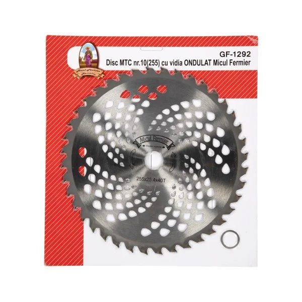 Disc motocoasa nr.10(255) CU VIDIA ONDULAT MF GF-1292