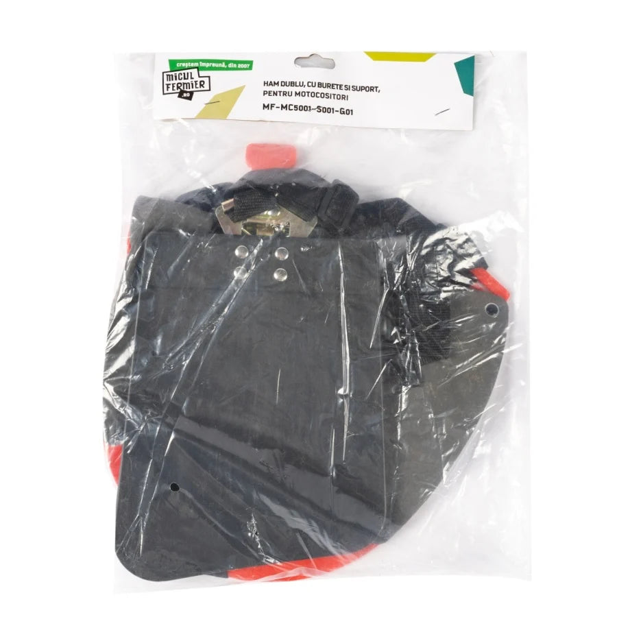 Ham dublu cu burete si suport pentru motocoasa MF-MC5001-S001-G01