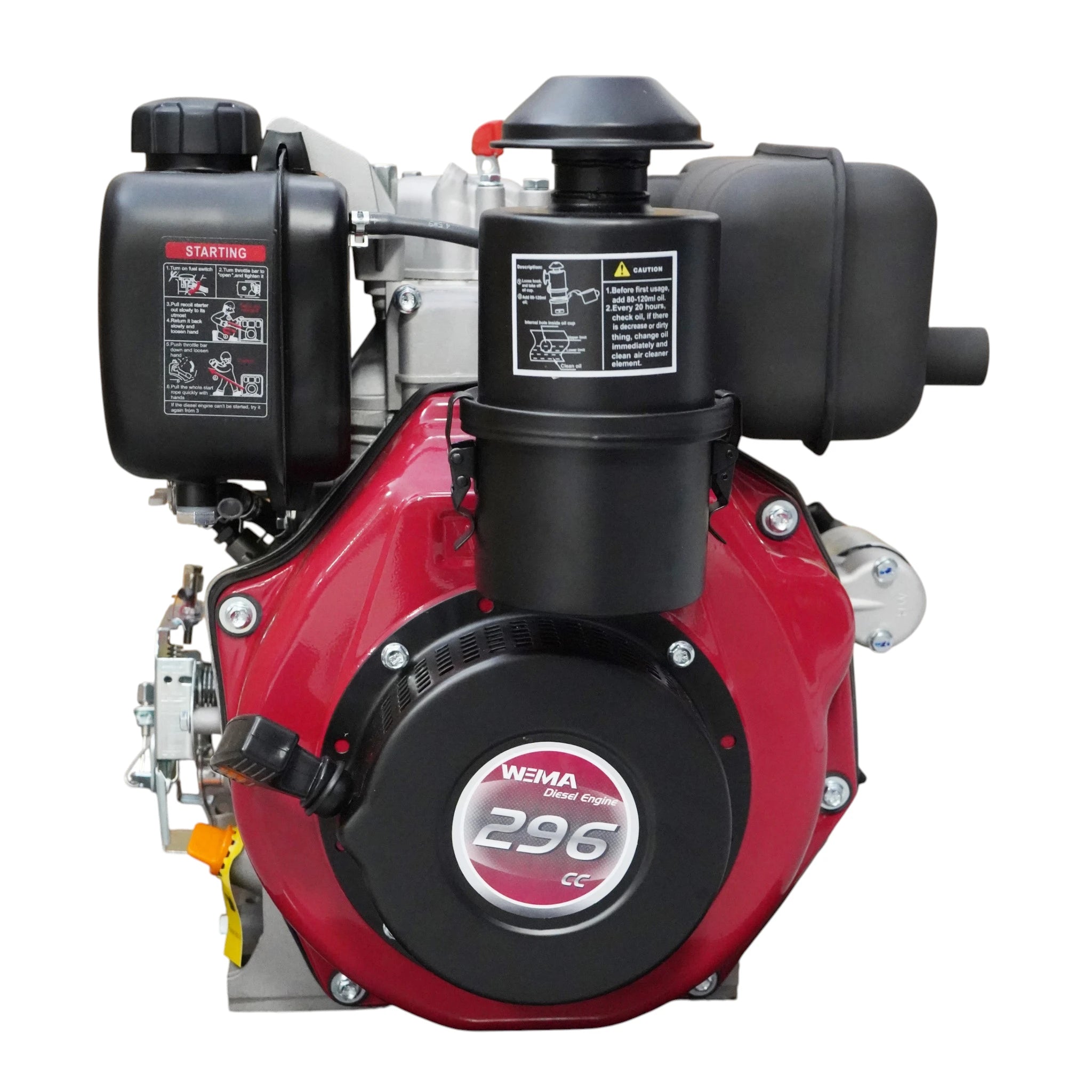 Motor DIESEL WM178FE 7 CP ax canelat (1100AE) 25,4MM