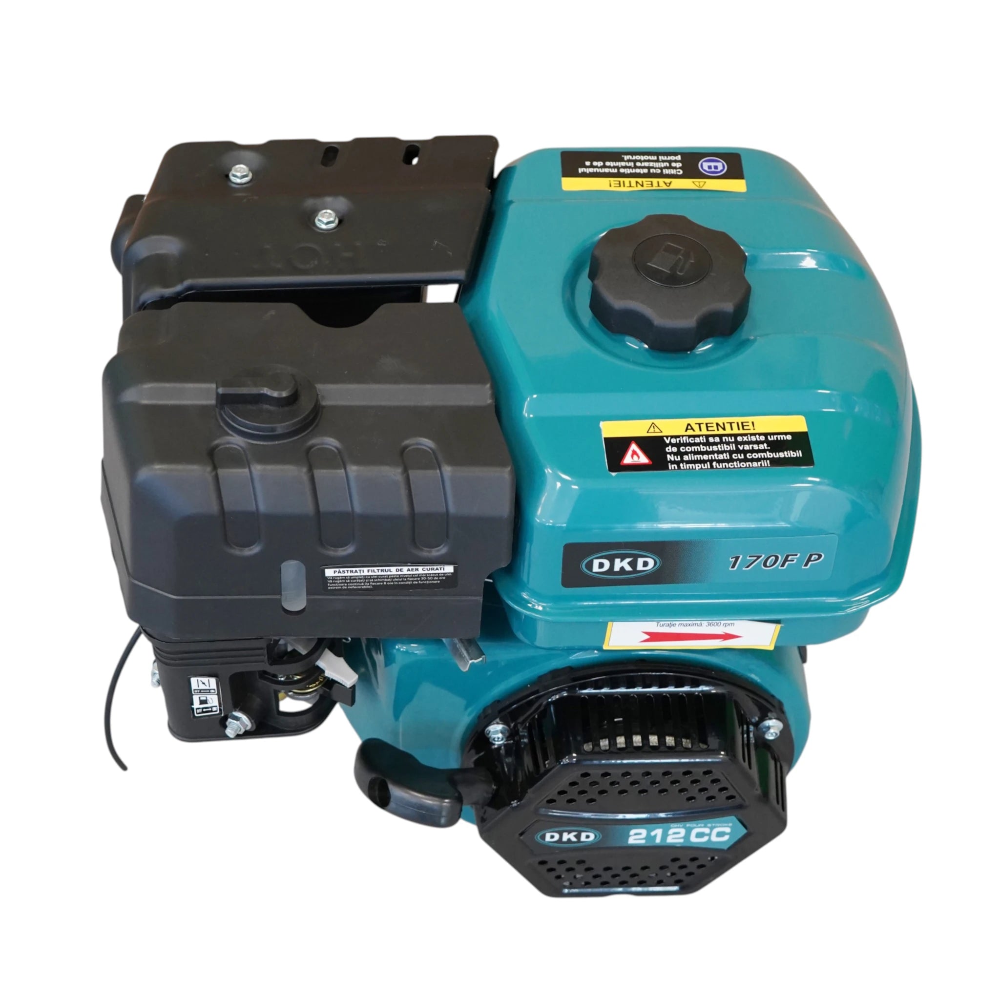Motor BENZINA DKD170F 7CP ax pana 19,05MM
