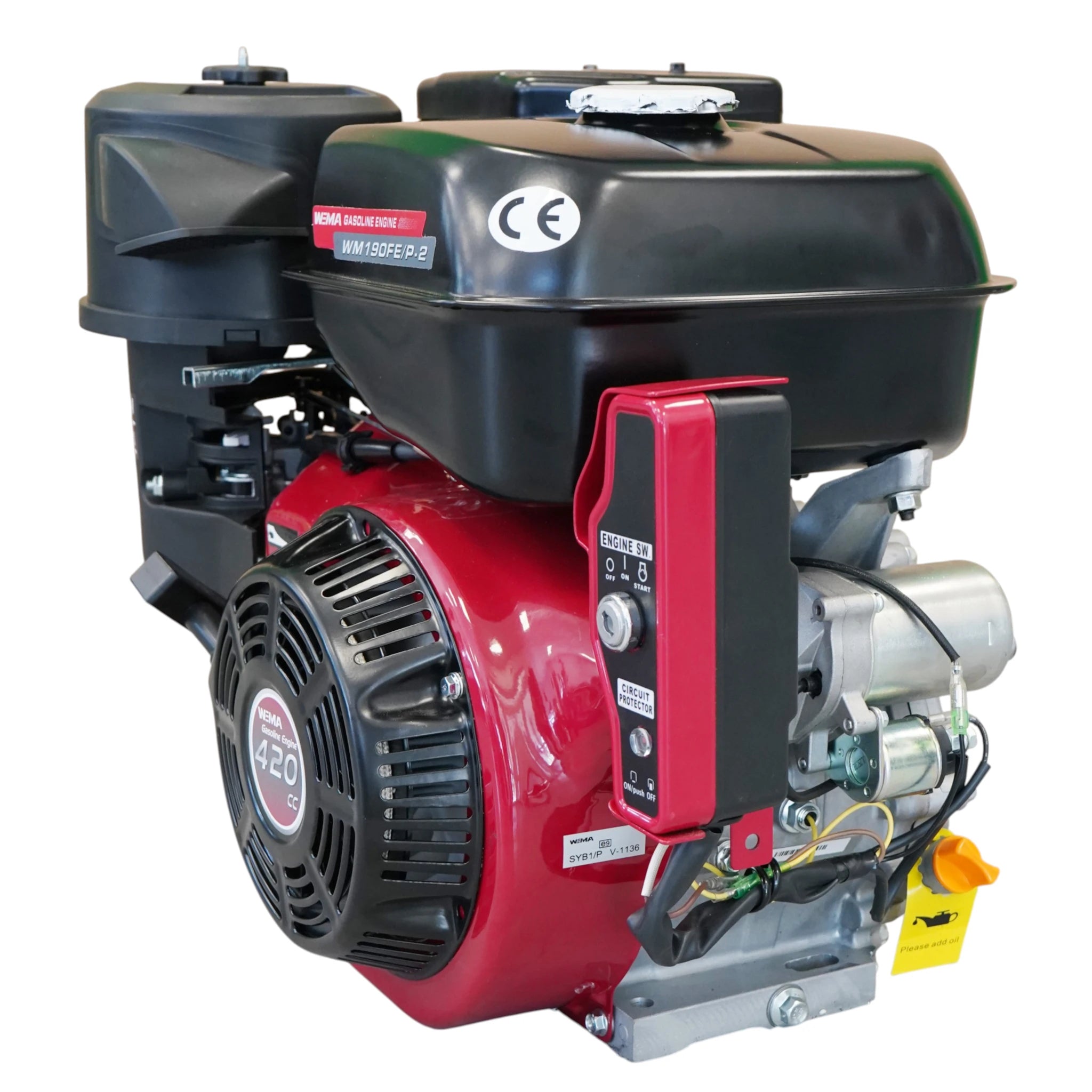 Motor BENZINA WM190FE/P 16CP ax conic lung contact H