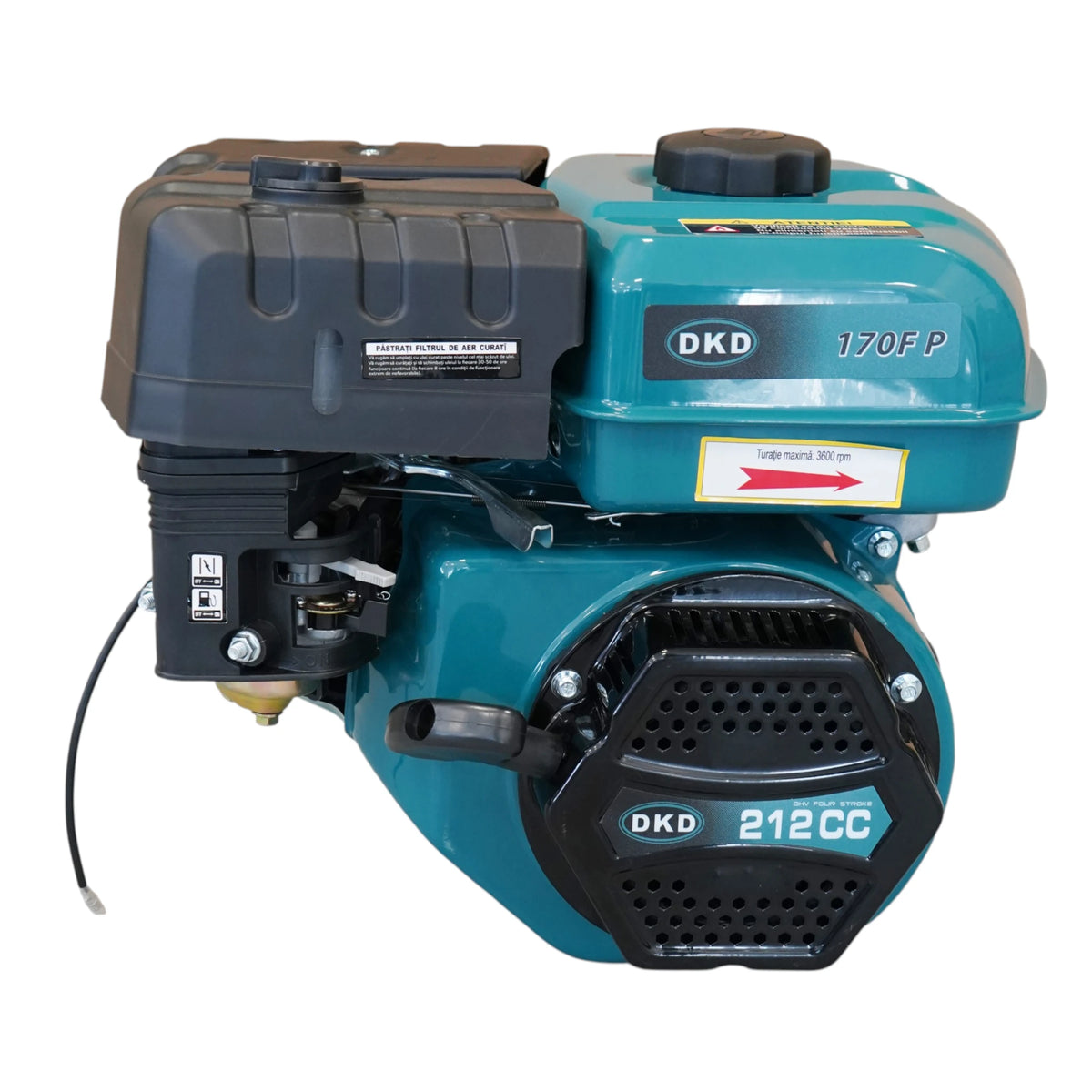 Motor BENZINA DKD170F 7CP ax pana 19,05MM
