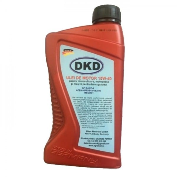 Ulei DKD Garden-Oil 15W40 1L